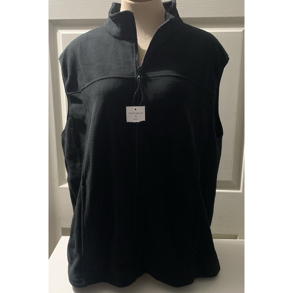 Unbranded Sleeveless Mens XL Lightweight Microfleece Vest With Pockets New Cozy